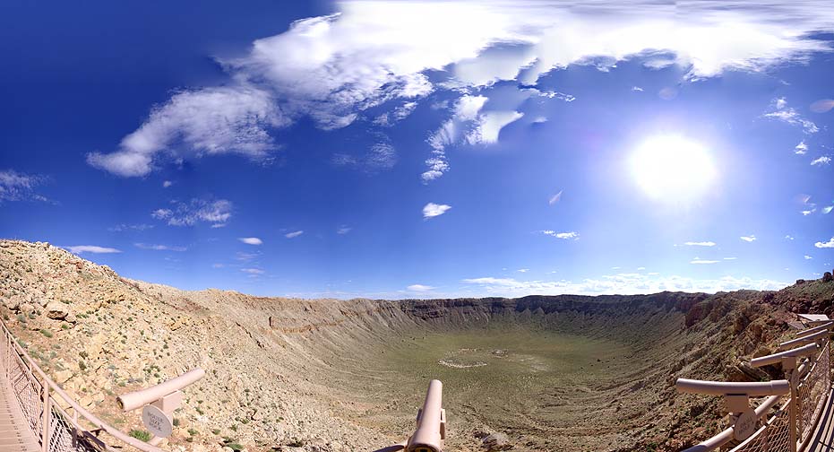 Meteor Crater Platform View, August 26, 2010